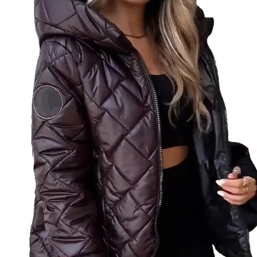 Veste courte à capuche