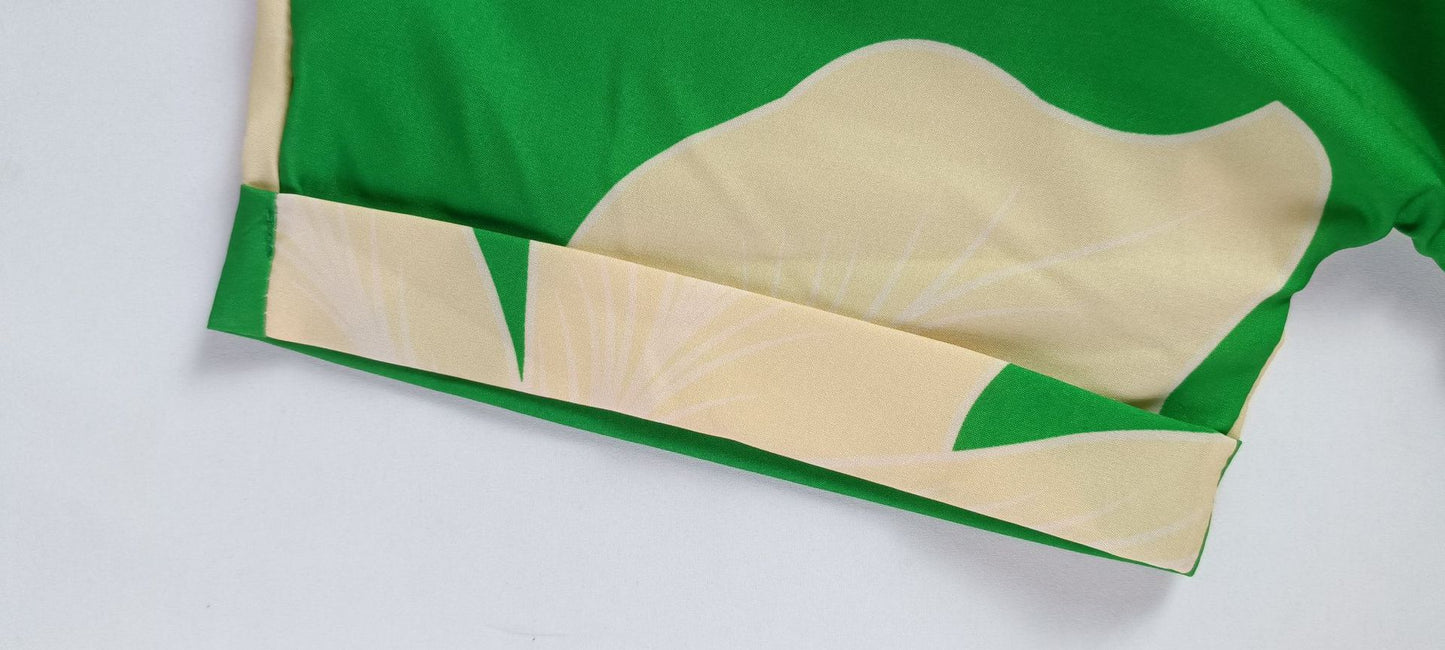 Blouse-robe chic à col à revers