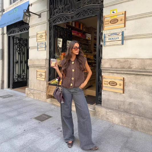 Gilet chaud et stylé