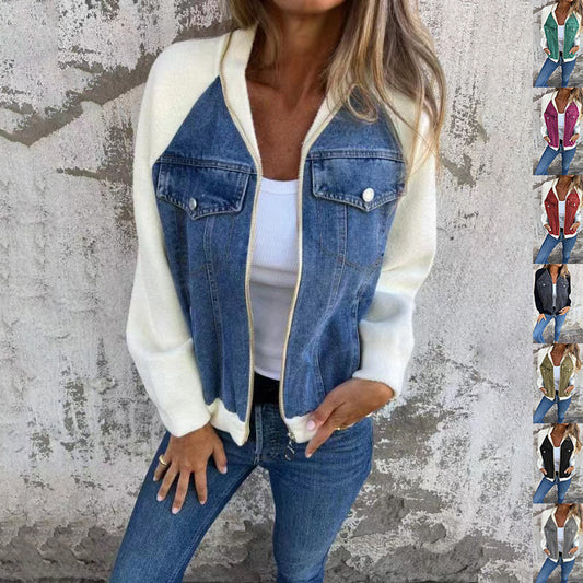 Veste casual en jean