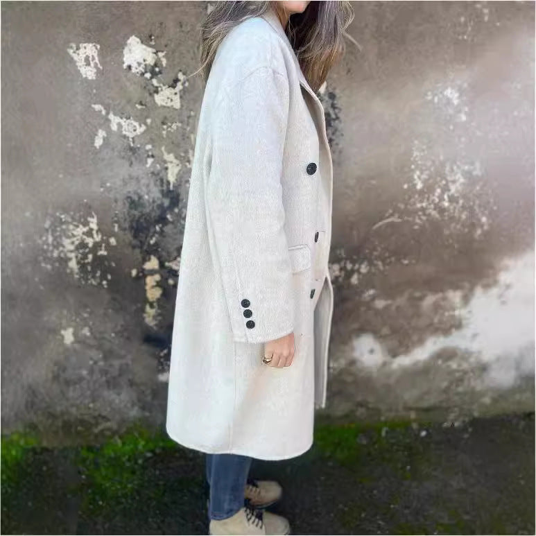 Manteau chic mi-long